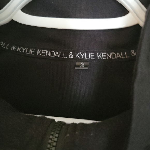 Kendal&kylie crop black jacket  zipper front - Picture 5 of 6